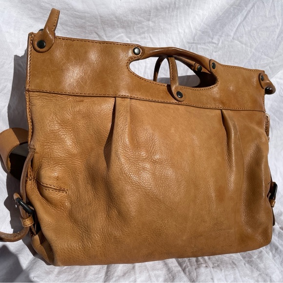 Tan Leather Aunts & Uncles Crossbody Bag - Picture 2 of 4